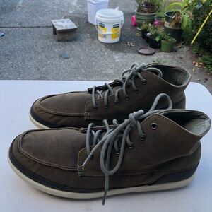 Olukai “Nalukai Kapa” Men's Brown Waxed Canvas Boots Size M10